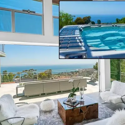 Malibu Glass House: Architectural w 180deg Views