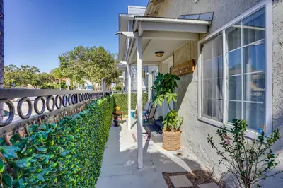 a house with plants on the side of it at Super Walkable! Historic Home in Dtwn Long Beach in Long Beach