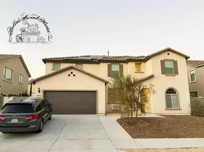 a car parked in front of a house at Bella's sweet house 11155 in Mira Loma