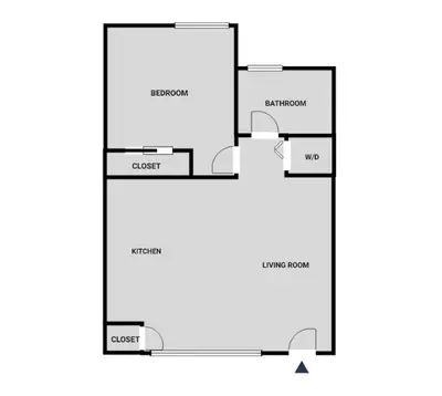 a floor plan of a house at Culver City 1br w roof lounge gym nr 405 LAX-925 in Los Angeles