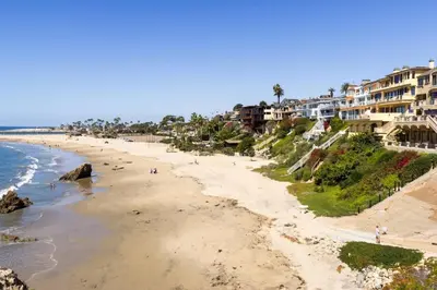 a view of a beach with houses and condos at 5609 East Seaside Walk in Long Beach